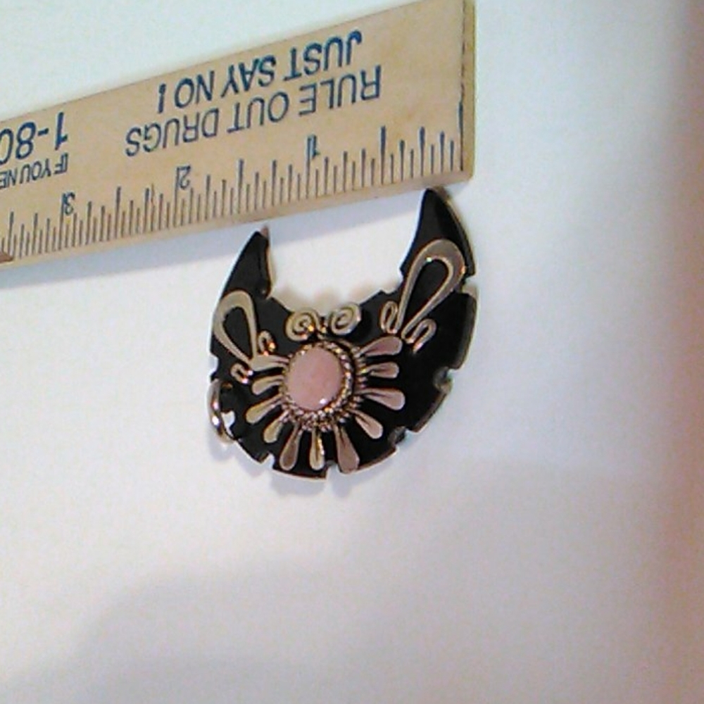Nwot Black Halfmoon Charm - Picture 3 of 8